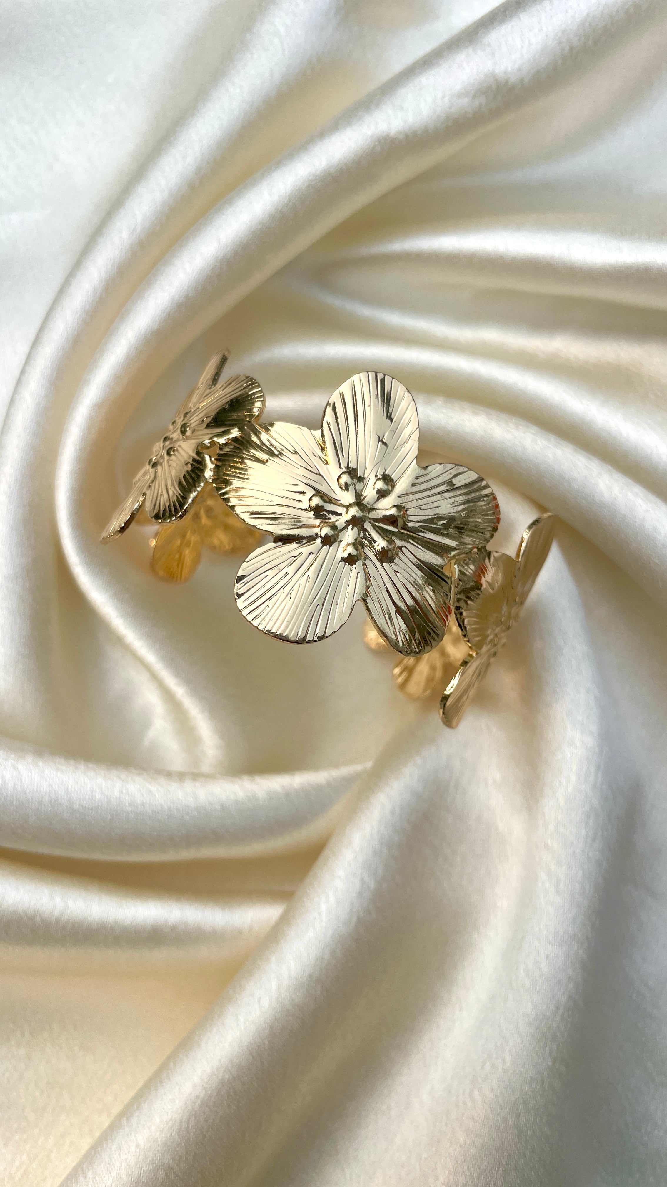 Adjustable Flora Luxe Cuff