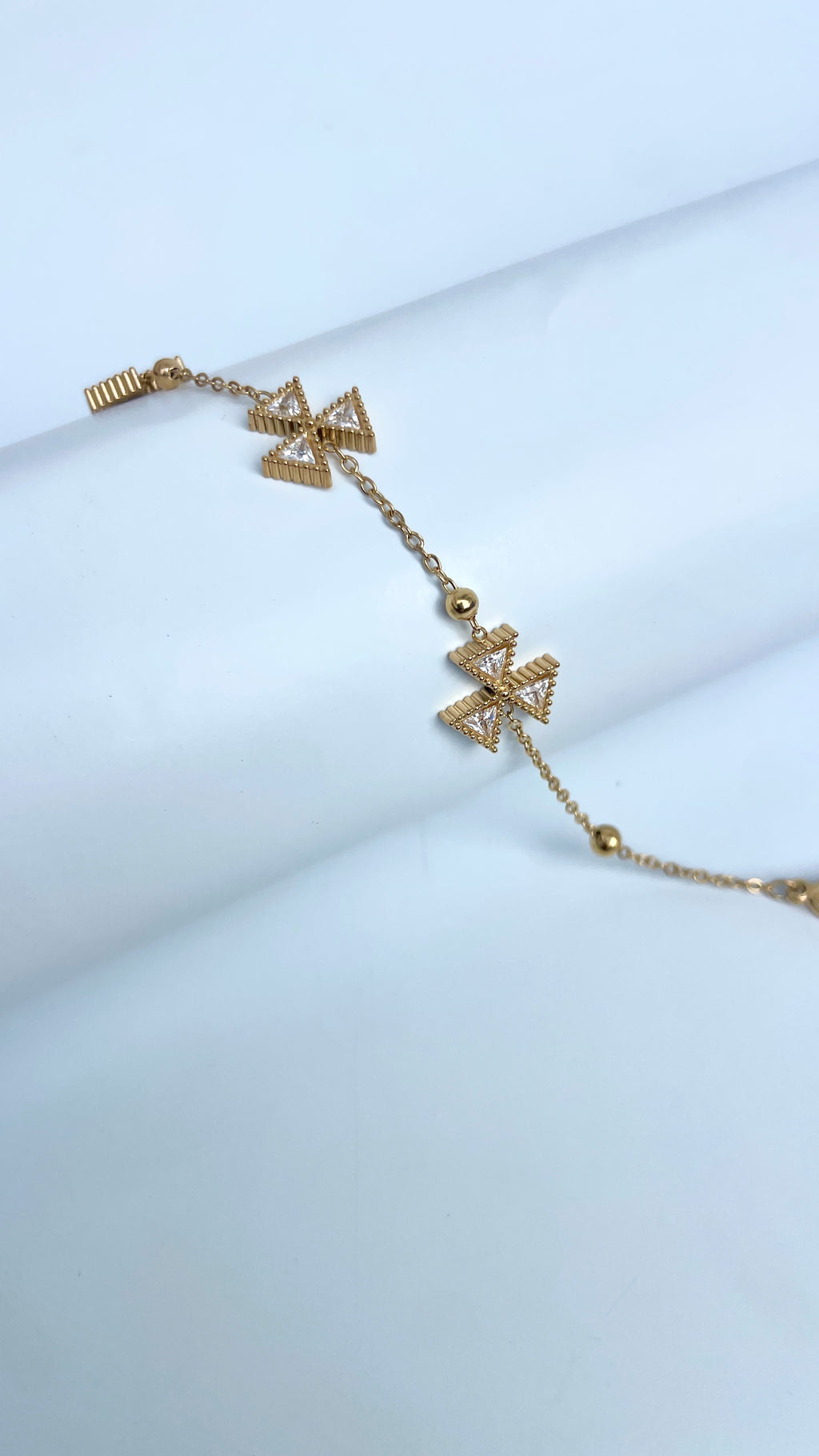 Crystal Bow Bracelet