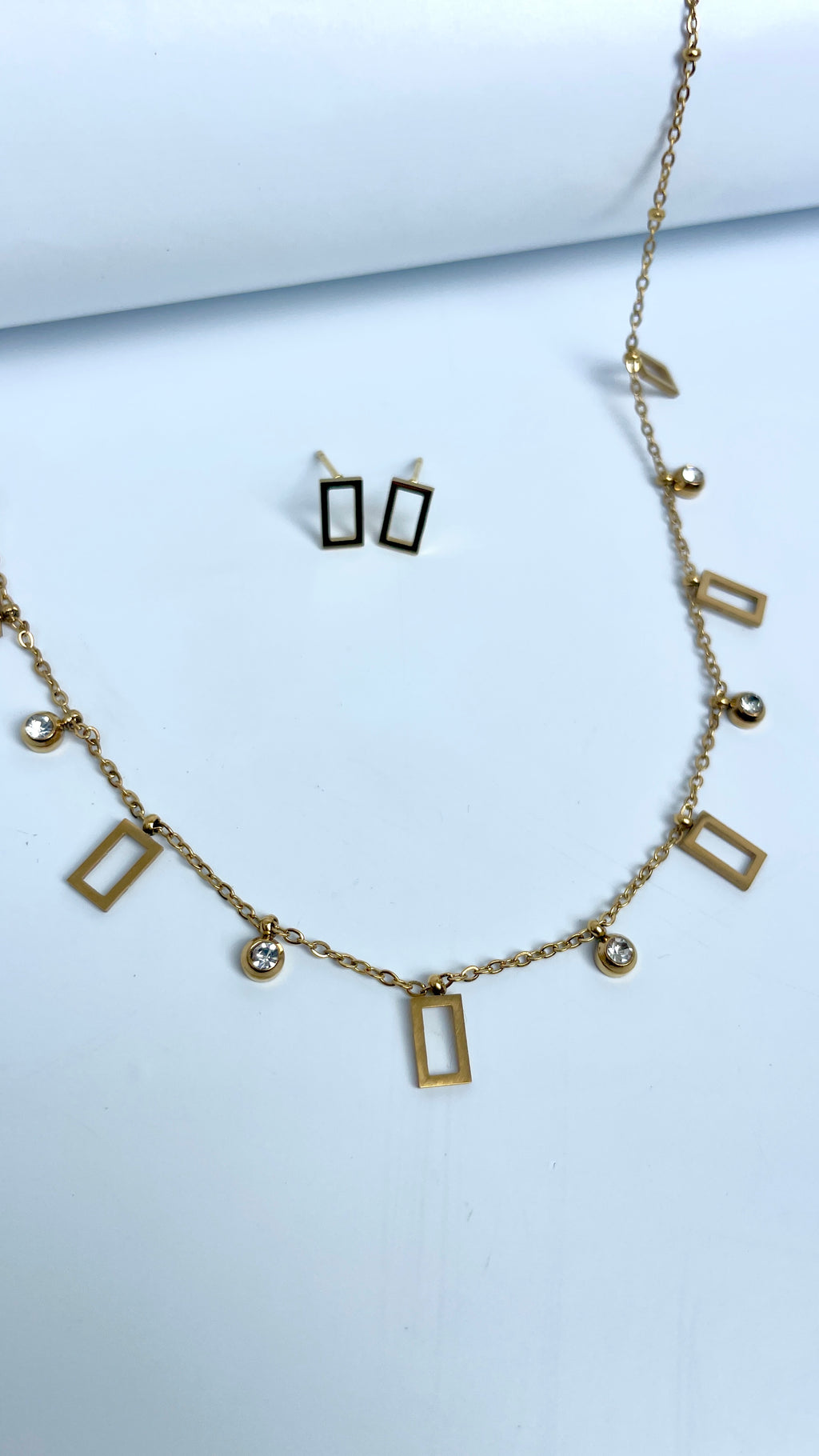 Square Charms Necklace