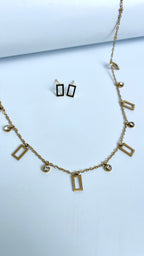 Square Charms Necklace