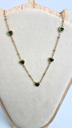 Emarald Heart Necklace