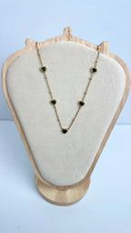Emarald Heart Necklace