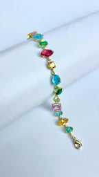 Rainbow Tennis Bracelet
