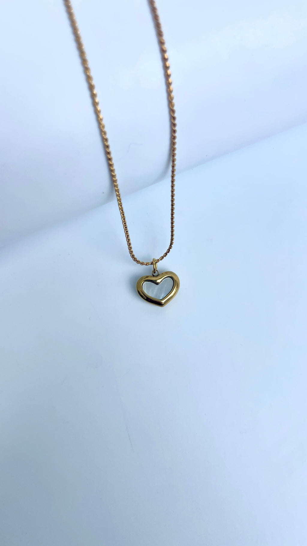 White Heart Pendant