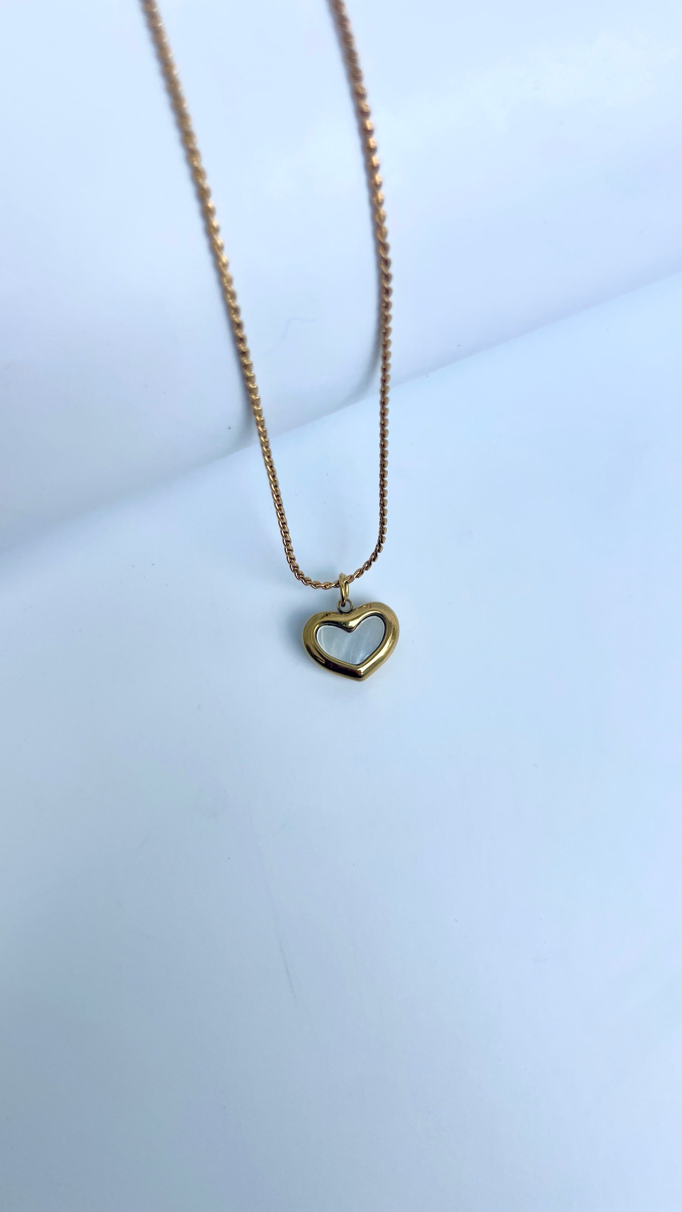White Heart Pendant