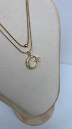 Half Moon Layered Necklace