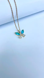 Crystal Butterfly Pendant
