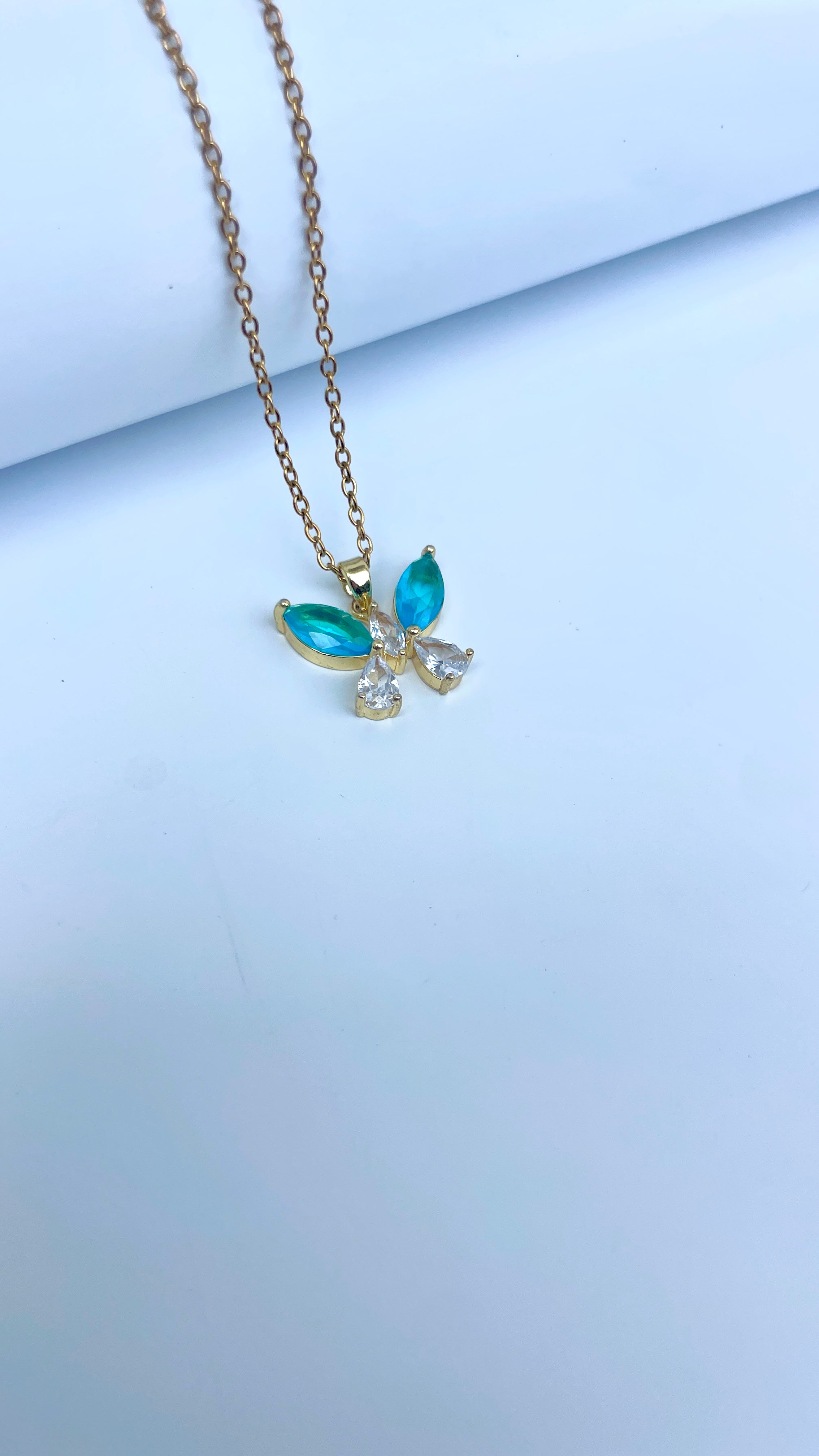Crystal Butterfly Pendant