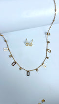 Square Charms Necklace