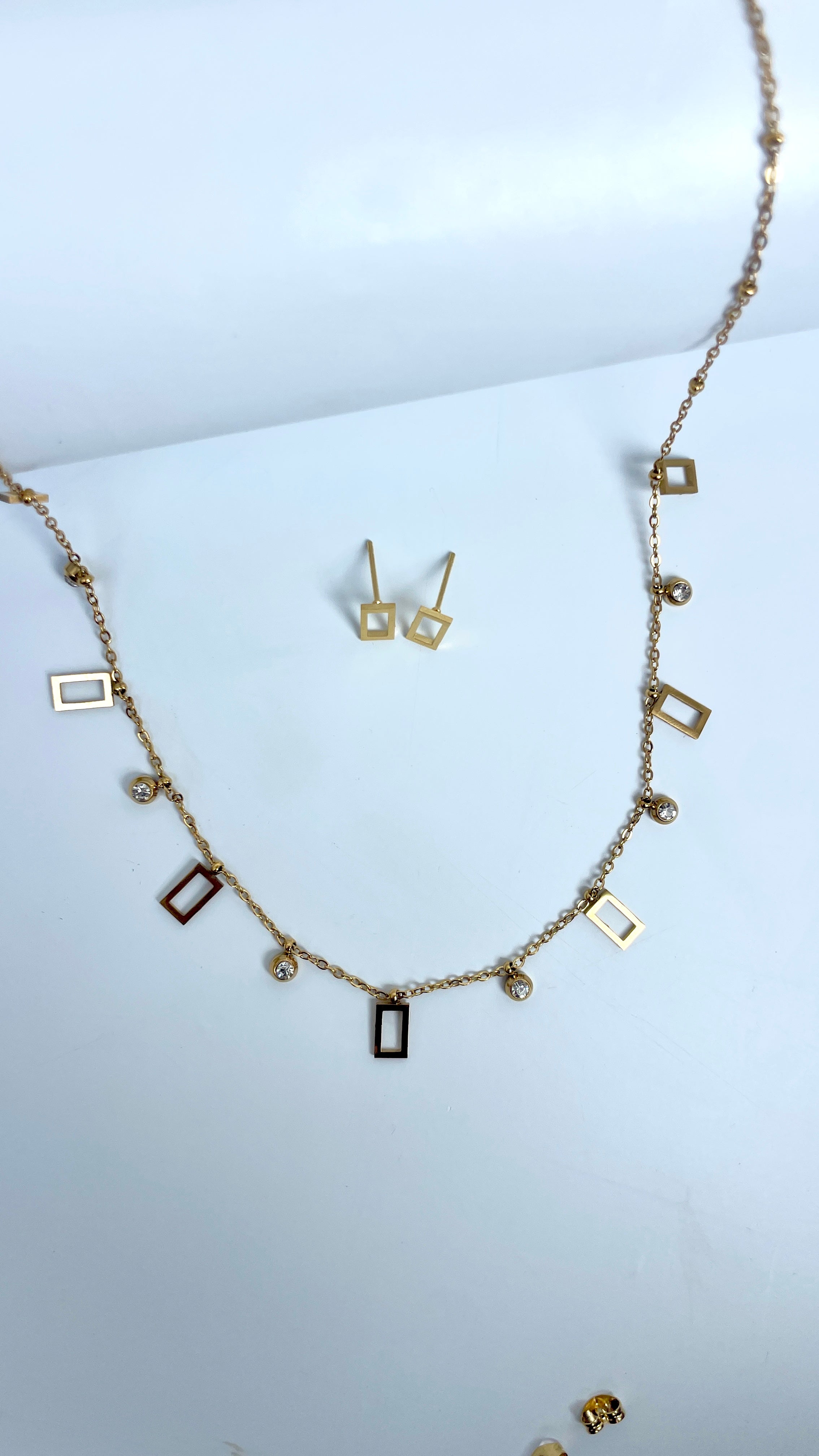Square Charms Necklace