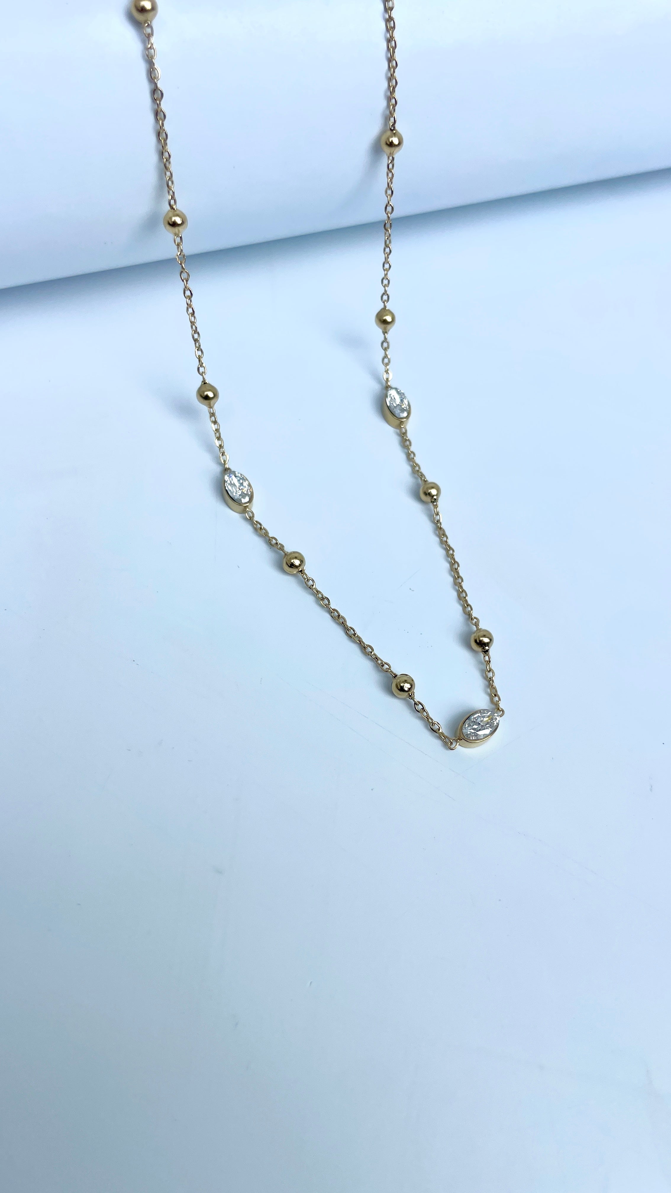 Diamond station Necklace