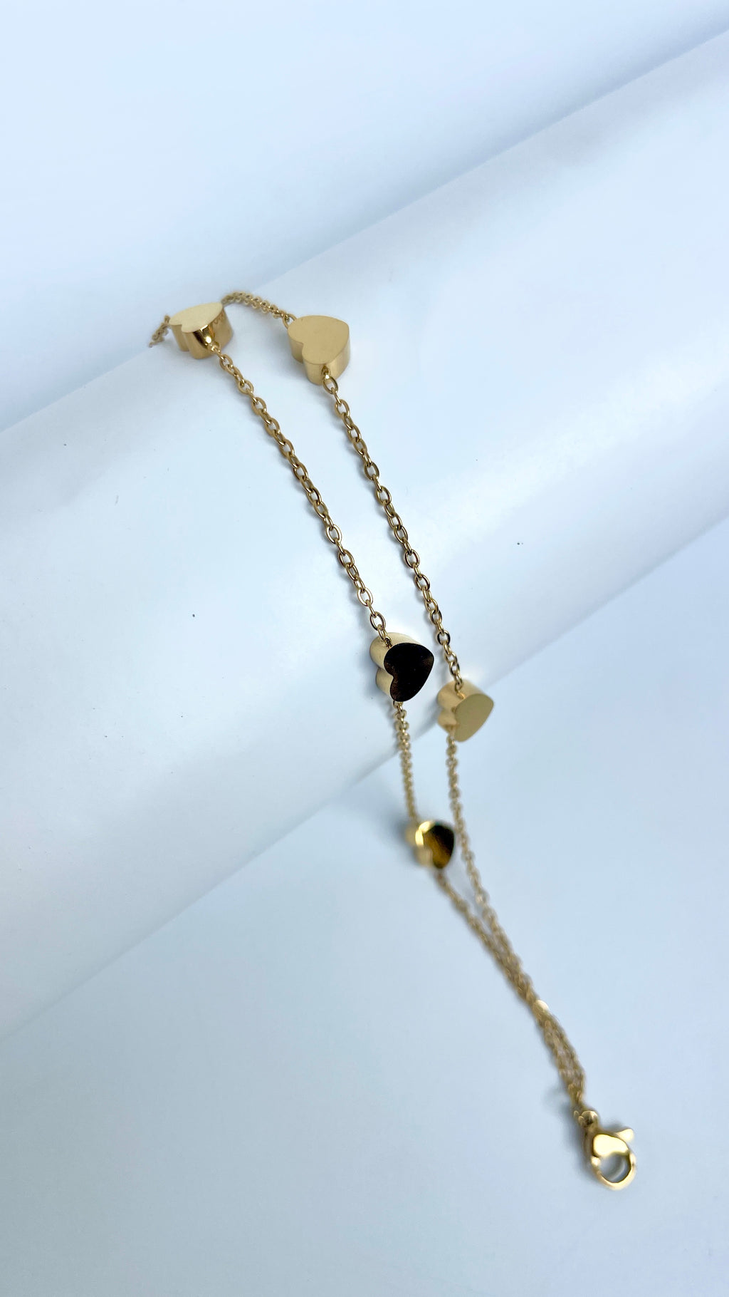 Layered Heart Bracelet