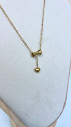 Hanging Bow Necklace