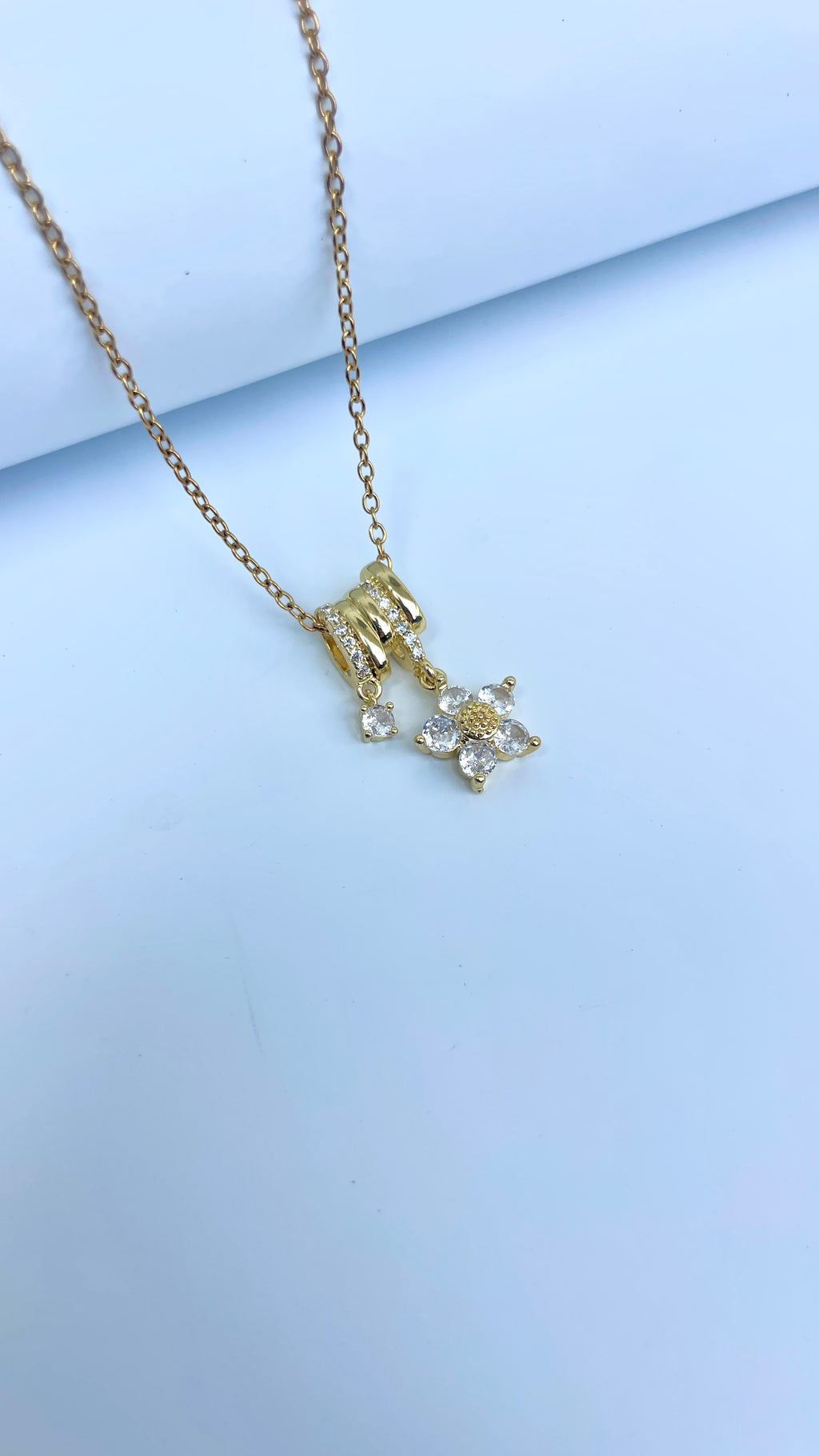 Zirconia Blossom Loop