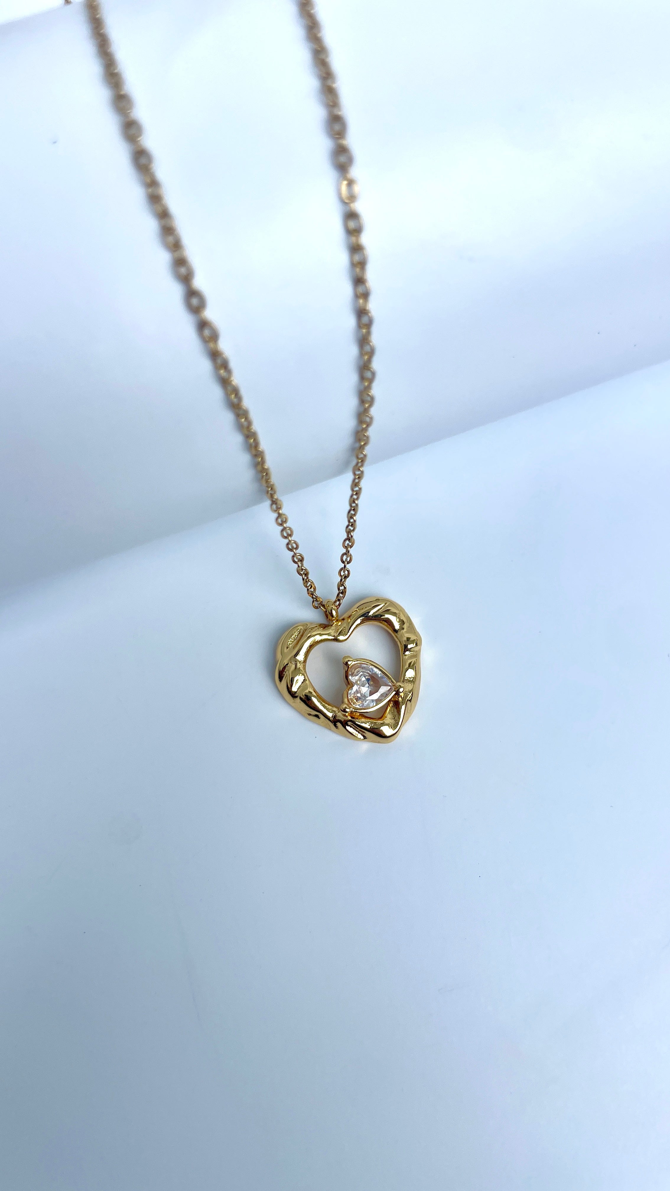 The Glided Heart Pendant