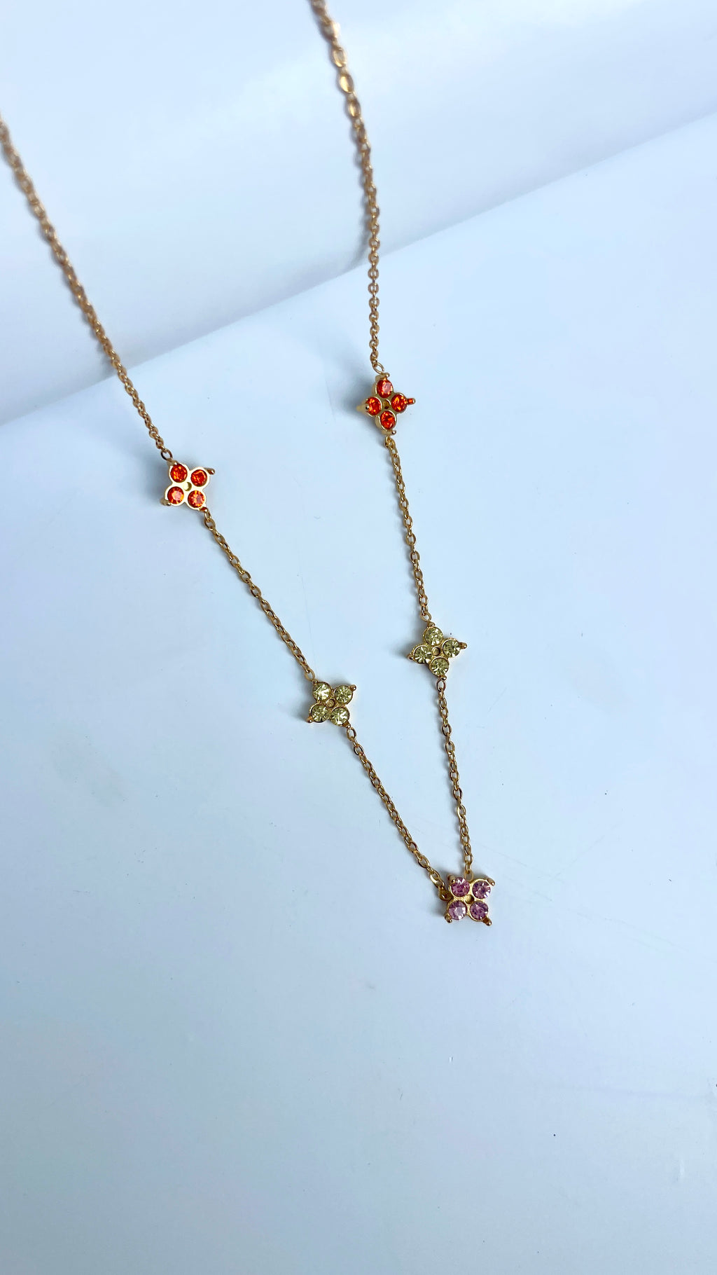 Multi colour Blossom Necklace