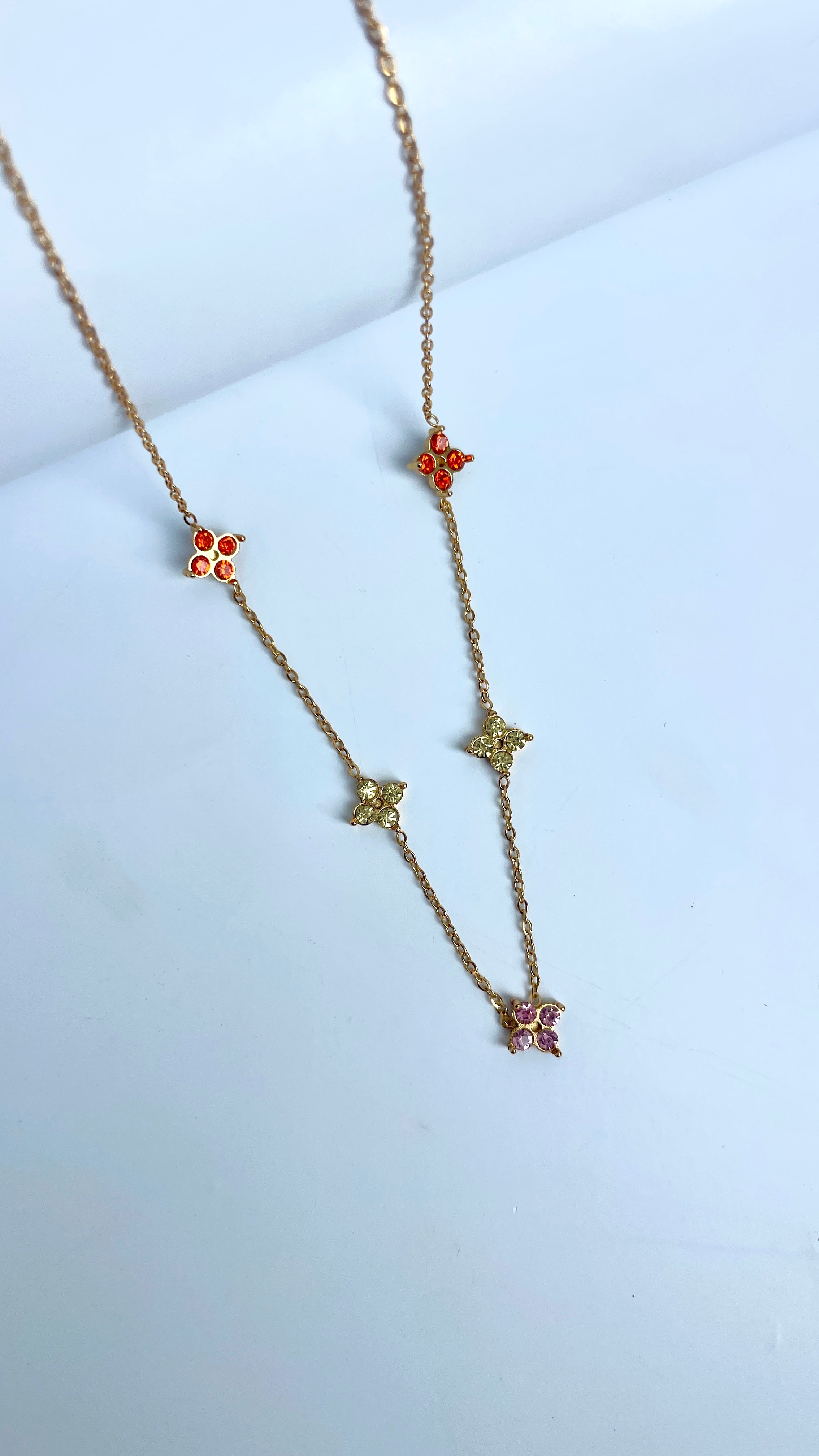 Multi colour Blossom Necklace