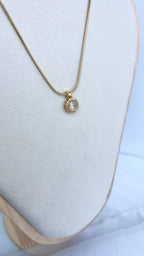 Classic Round Halo Pendant