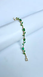 Green Tulip Bracelet