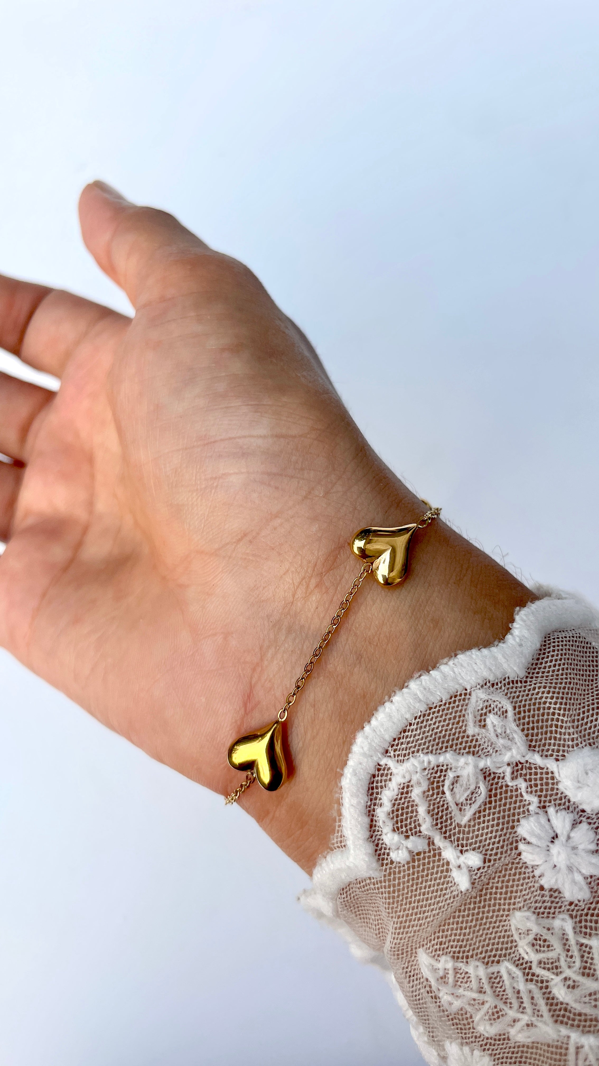 Gold Heart Bracelet
