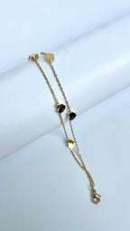 Layered Heart Bracelet