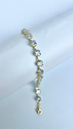 Heart Shape Tennis Bracelet