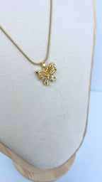 Zirconia Butterfly Pendant