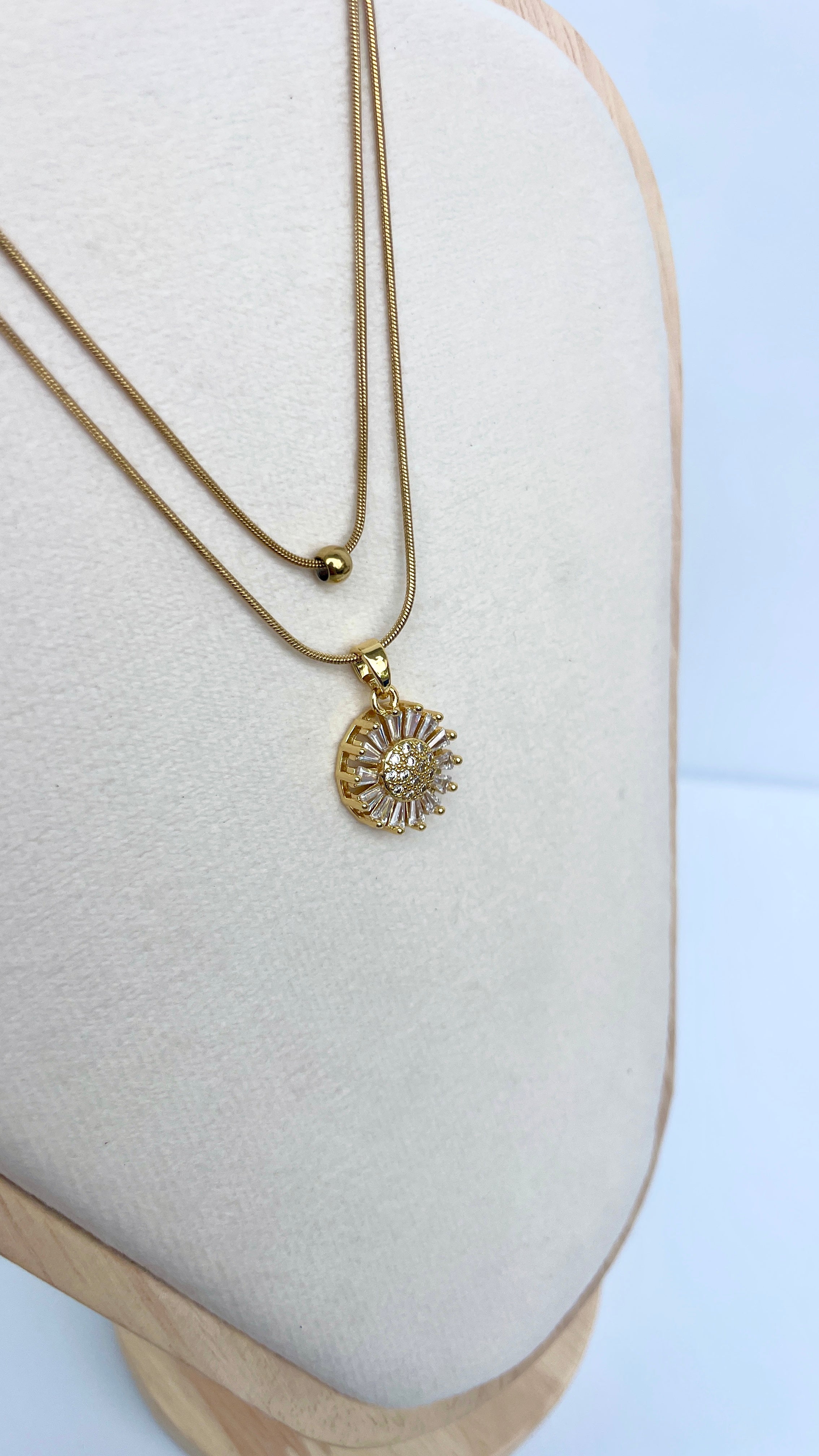 Daisy Layered Necklace