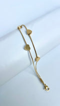 Heart Charm Layered Bracelet