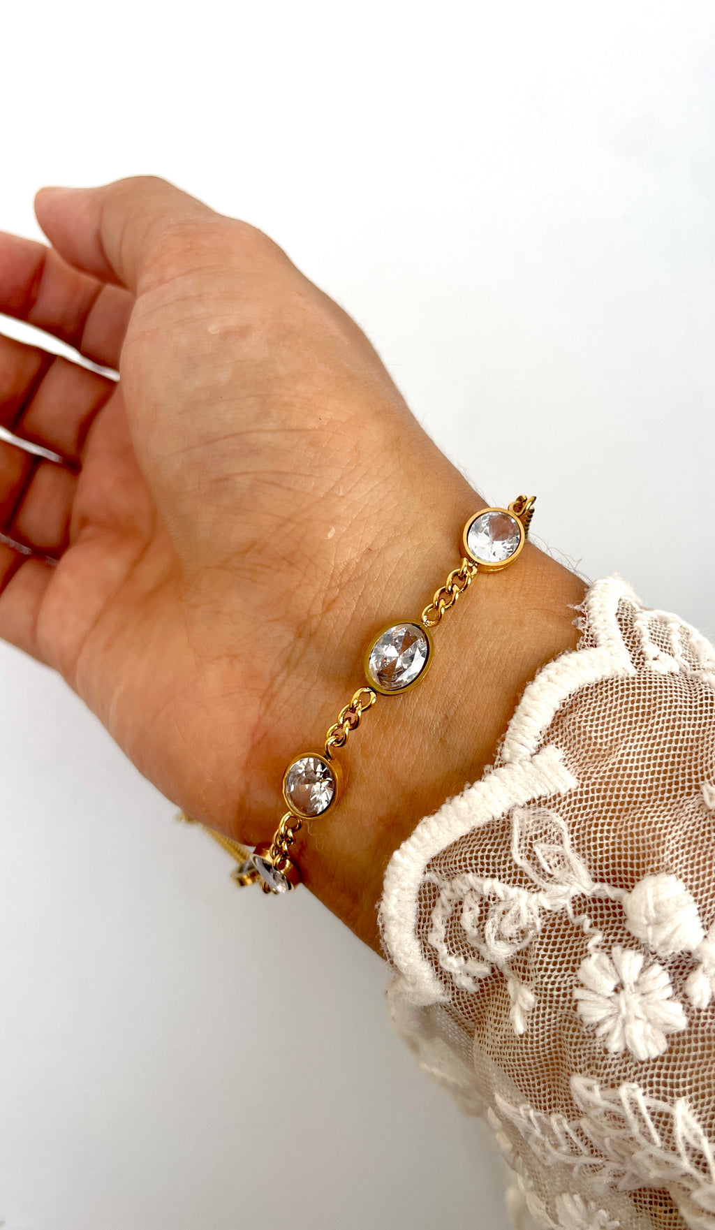 Oval Stone Bracelet