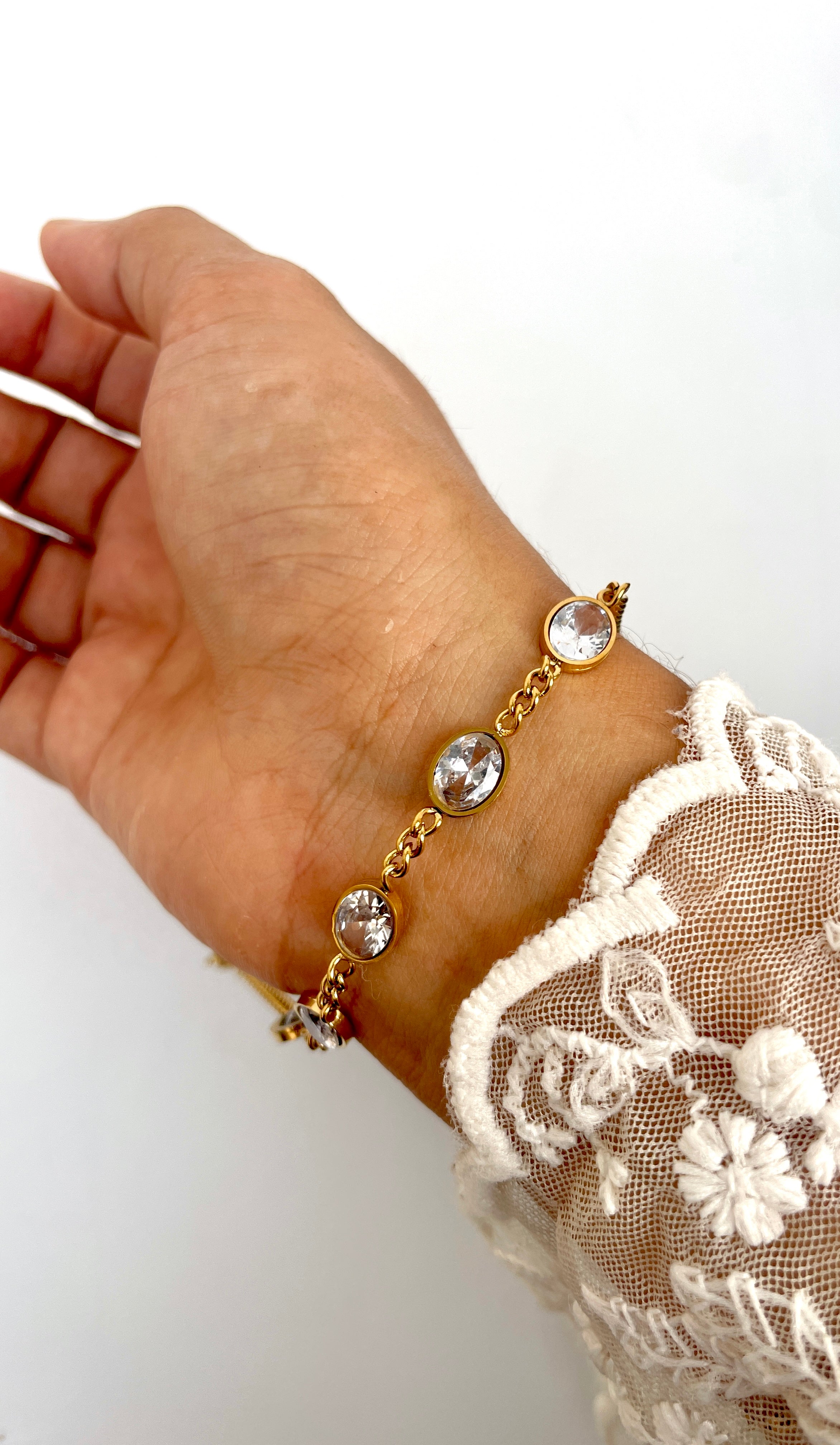 Oval Stone Bracelet