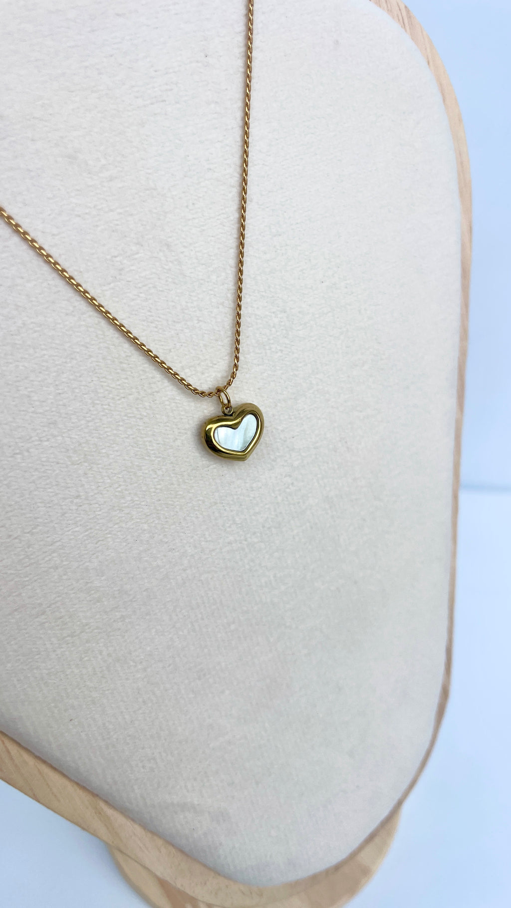 White Heart Pendant