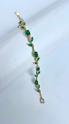 Green Tulip Bracelet