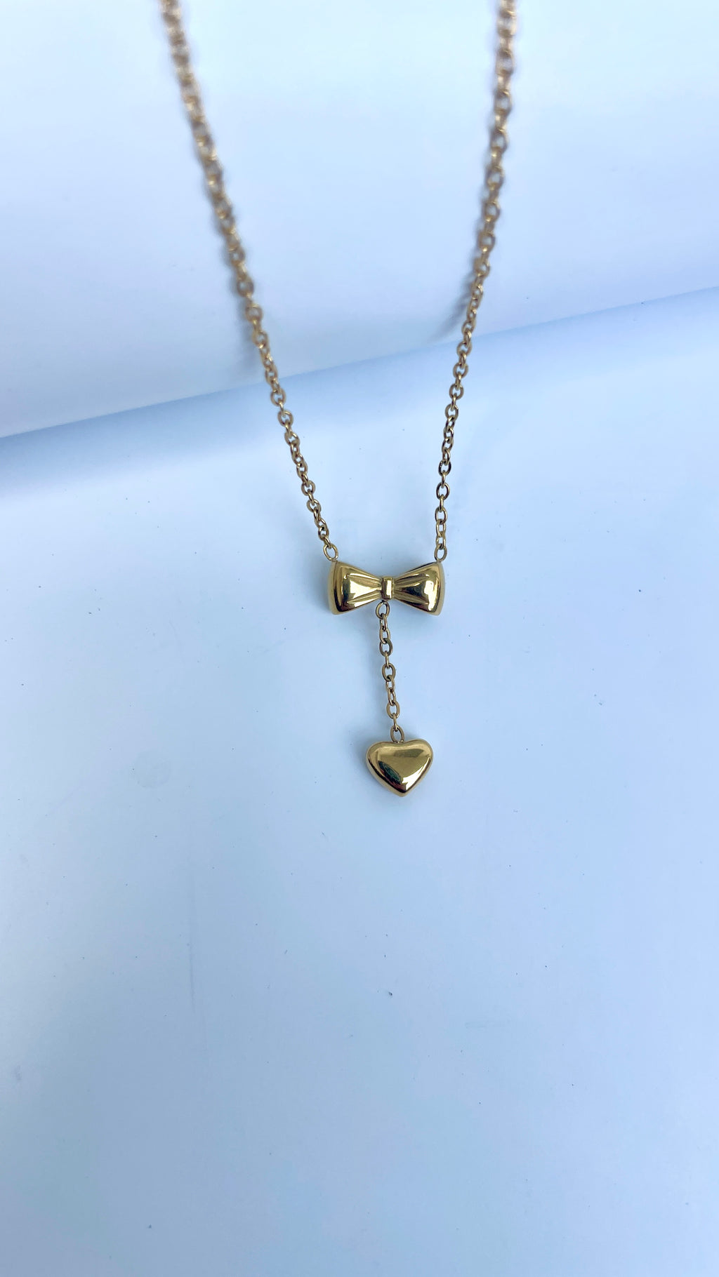 Hanging Bow Necklace