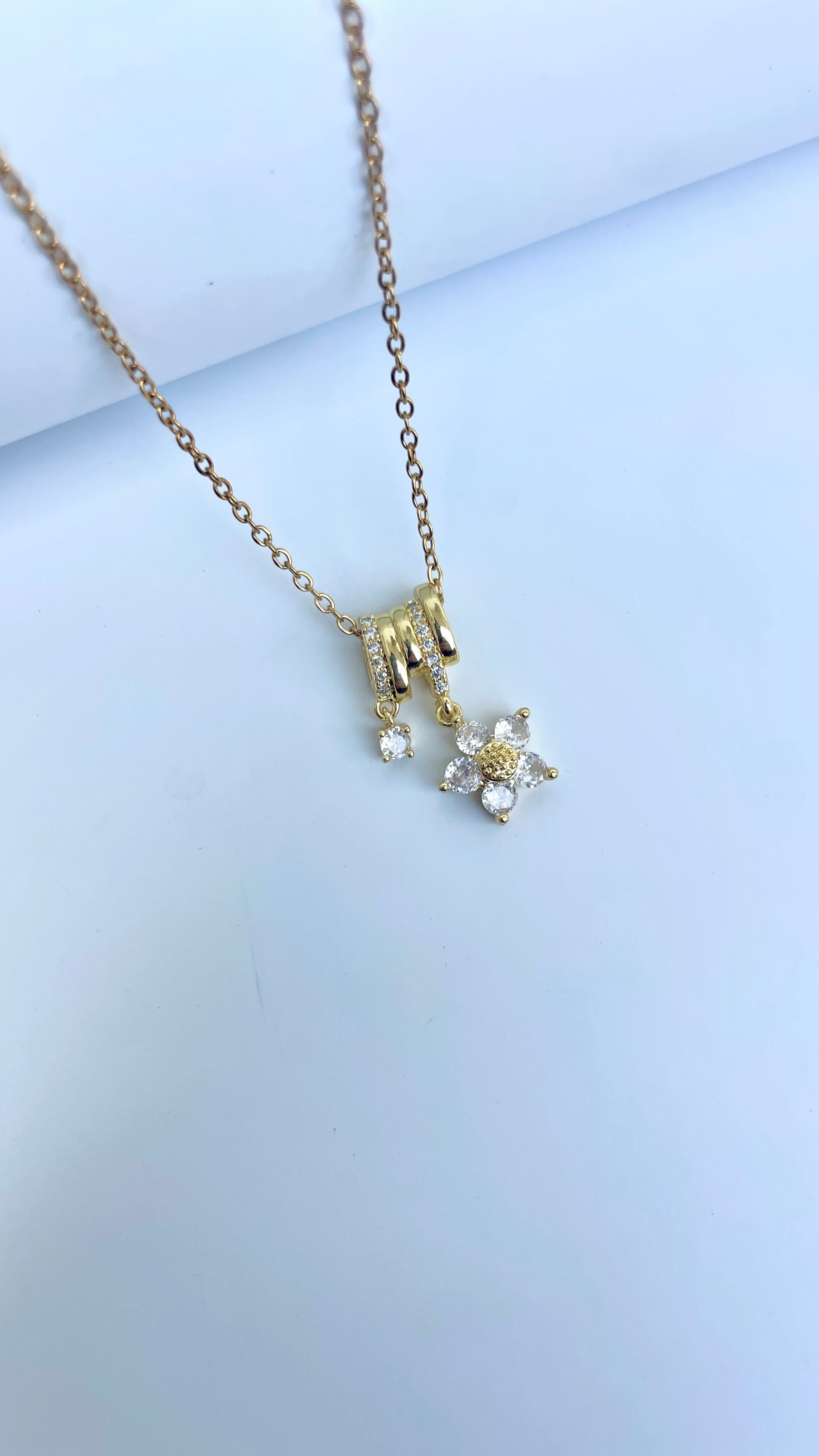Zirconia Blossom Loop