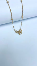 Bow Pendant Necklace