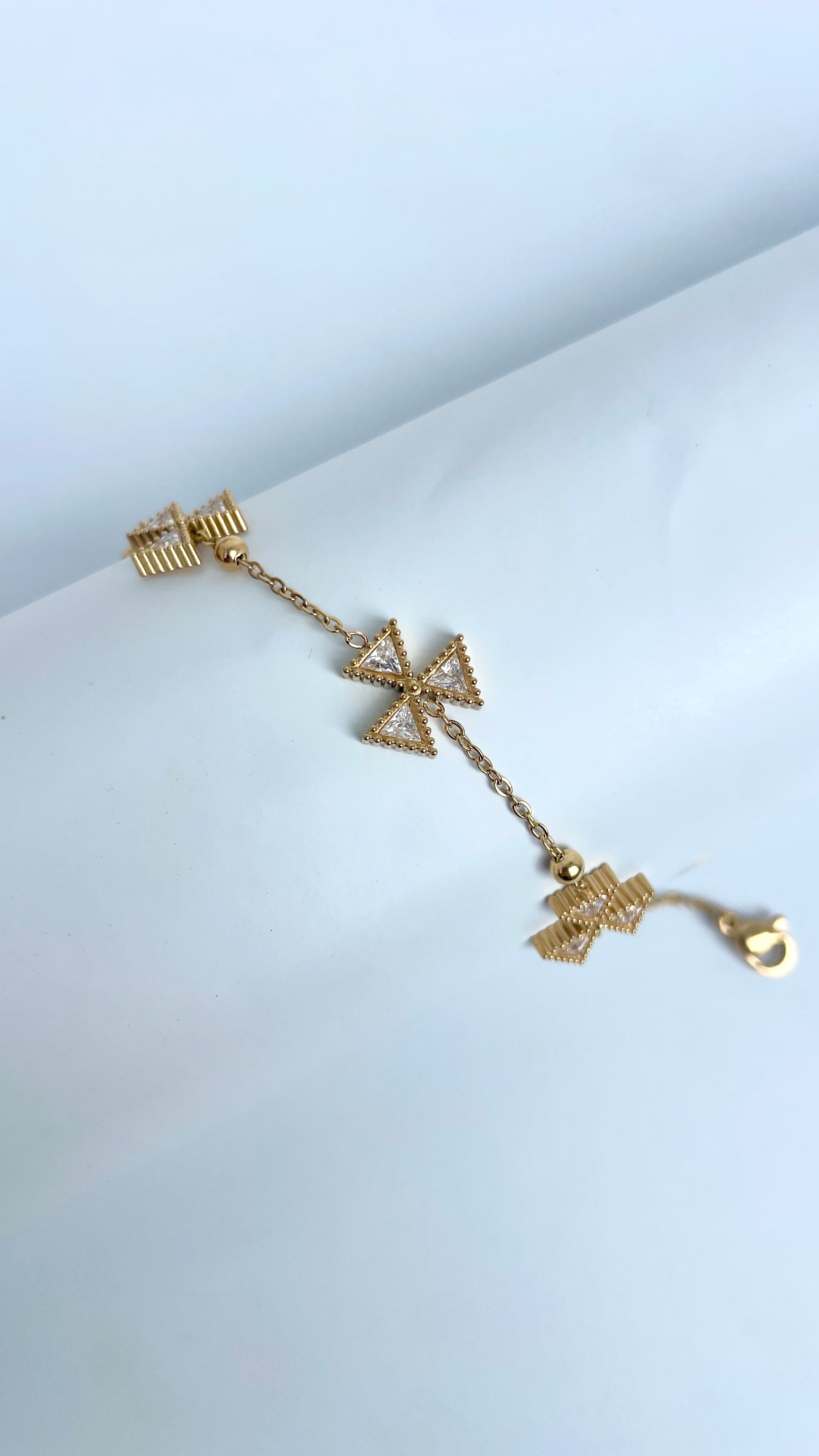 Crystal Bow Bracelet