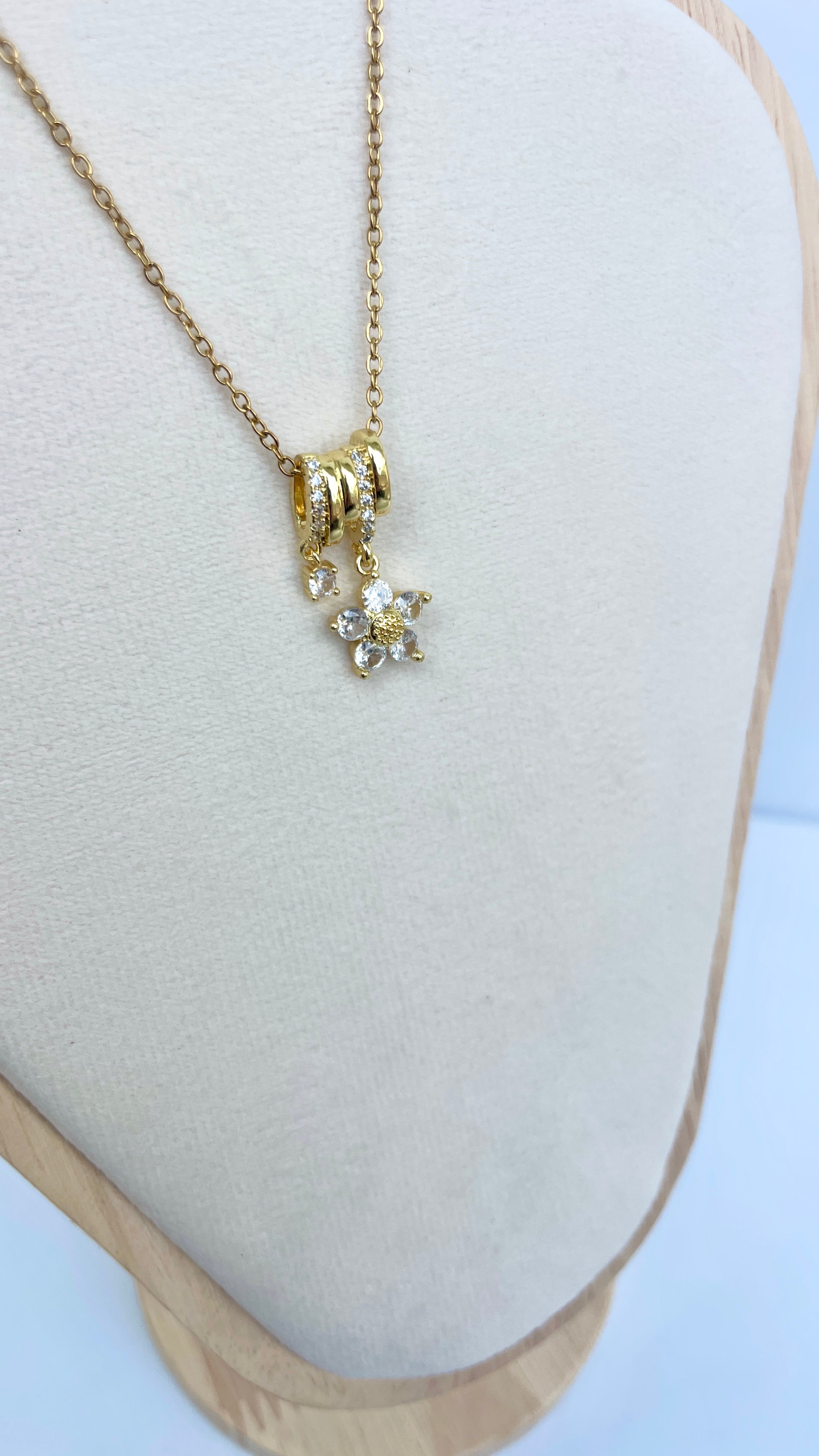 Zirconia Blossom Loop
