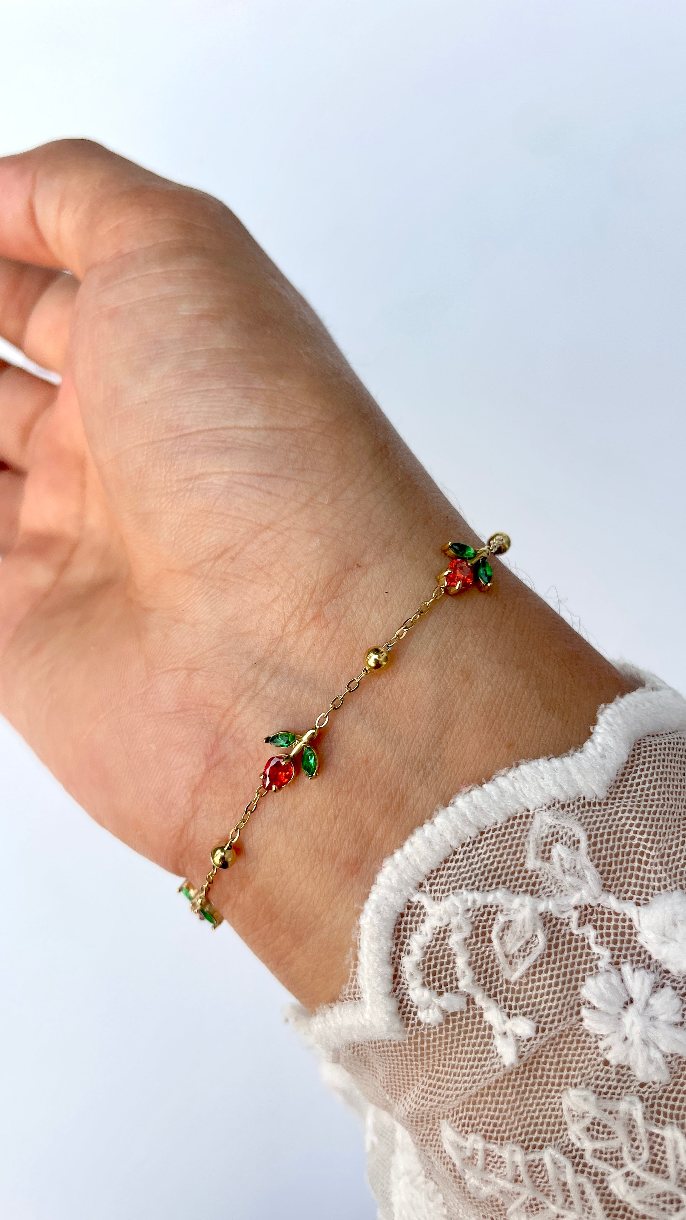 Tiny Tulip Bracelet