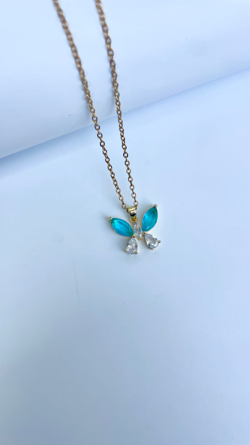 Crystal Butterfly Pendant