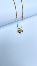 White Heart Pendant