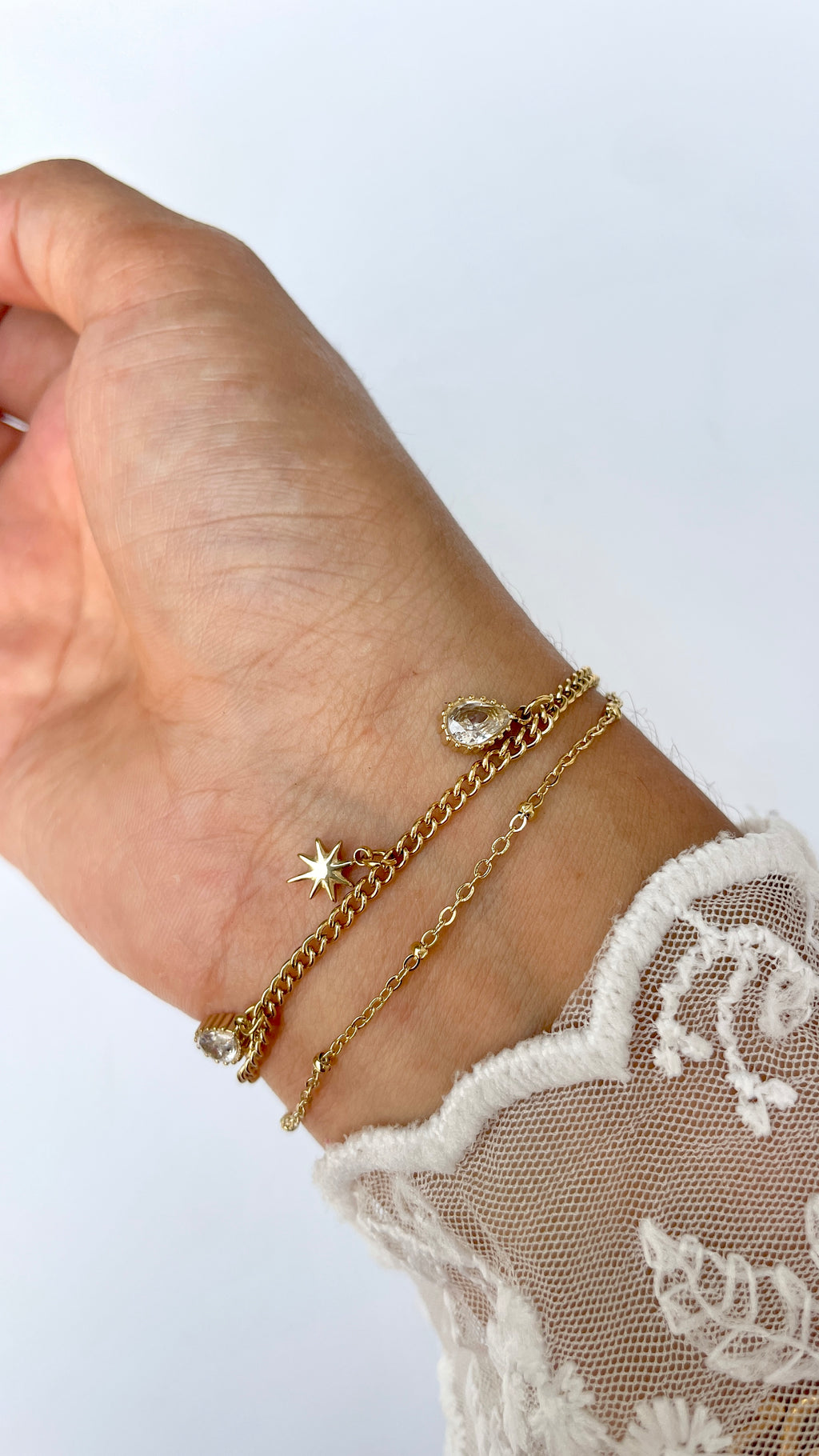 Tear Layered Bracelet