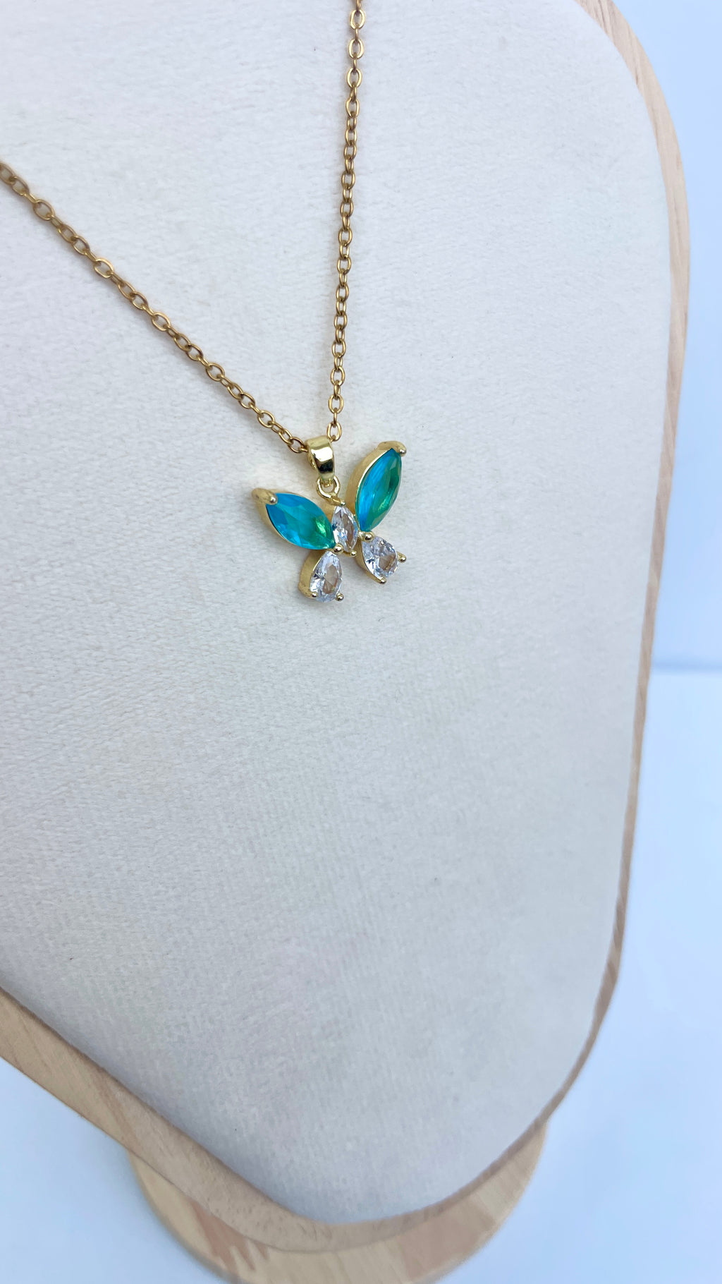 Crystal Butterfly Pendant